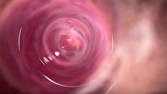 Camera deep inside Stepsister'_s teen creamy pussy Thumb