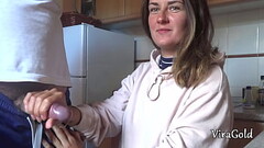 Quick Homemade Handjob from Sexy Camilla Moon with Lot A Cum VGHV083 Thumb