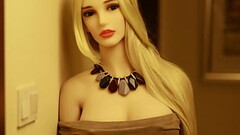 Mature Blonde Tebux Sex Doll for a quick Anal Creampie Thumb