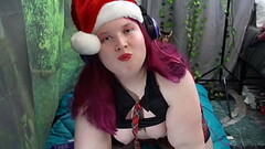 Chubby Chirstmas Tranny Makes a Gingerbread House Cums on it and Eats it POV Thumb