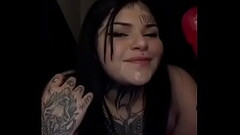 Jugando con dildo gigante ||Melanietrece.g Thumb