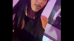mixed transgender shemale in sexy black goth lingerie just turned 18 and ready for a good time Thumb