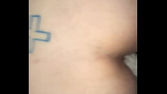 Tranny takes huge strapon Thumb