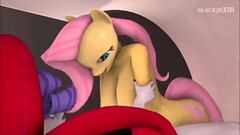Fluttershy x Rarity Futa-2 Thumb