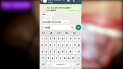 Videollamada whatsapp caliente mi hermanastra Susy me chupa la verga y recibe semen en la boca en vivo Thumb