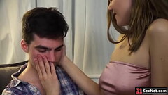 Guy licks then ass fucks russian teen gf Thumb