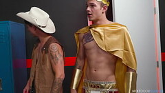 NextDoorBuddies - Hunk Cowboy Gives It To Sexy Muscle Jock Gladiator Thumb
