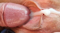 Big cock stepbrother cums on stepsister'_s tight pussy Thumb
