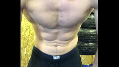 &quot_SUCK my DICK&quot_ - Russian DOMINATION from a muscular MAN in the gym! Dirty talk! POV Thumb
