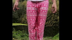 Opps I pissed myself outside down the river Thumb
