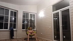 Sex model mars6mars masturbate at rocking chair Thumb