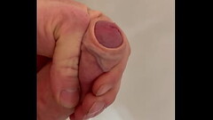 Stroking my monster thick cock until it exploded.. listen to me moan Thumb