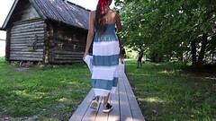 Naked in the village Thumb