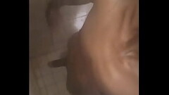 Playing with my horny dick in the bnb shower Thumb