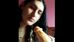 Jugando con mi Dildo de 30 Cm Thumb