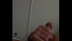 Woke up horny rubbing one out until I shoot my hot cum at the camera Thumb