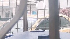 I invited the taxi driver because he didn'_t have to pay and I gave him a good blowjob with fucking Thumb