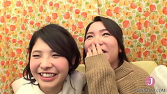 Female director Haruna'_s amateur lesbian pickup 121 I'_m super embarrassed... but I teased and licked my best friend'_s raw pussy for the first time and climaxed all over the place! - Intro Thumb