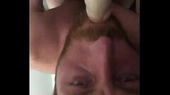 Bi curious white bitch alone with girls dildo Thumb