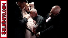 SoldBoys.com - Masters Lance Charger fuck slave Jesse Stone. Masters checked the body even the slave boy Jesse mouth and dick if he is ready. They use their fingers to rub around the entrance to his hole Thumb