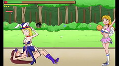 Ninja in hentai ryona sex with cute women in new erotic game video Thumb
