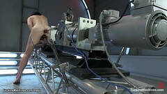 Hot babe ass fucked by big machines Thumb