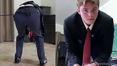 A Straight  (18) is Spanked in a Coat and Tie Thumb