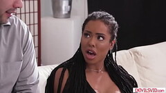 DevilsVid.com - Guy fucking his best friends ebony wife Thumb
