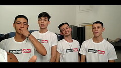 Bastidores - Matteo &amp_ Felipinho &amp_ Igor Bellucci &amp_ Guilherme Machado &amp_ Biel Ara&uacute_jo - (Bareback) - Exxx&eacute_rcito: Recrutas Thumb