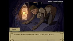 Witch Hunter Trainer | Short haired teen with big tits and a perfect big ass jerks off dwarf'_s cock and tastes his cum | My sexiest gameplay moments | Part #10 Thumb