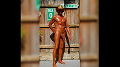 Naked Cowboy in Key West Thumb
