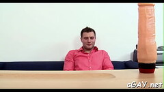 Glazy facial spunk fountain for guy Thumb