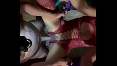 TooTighttoDrip getting fucked hard and her pussy filled up with cum on sex swing Thumb