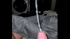 Jacking off to nice cumshot Thumb