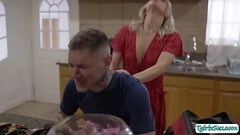 Blonde ts Emma Rose bareback anal studs ass and ass rimming Thumb