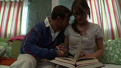 Stepdaughter spreads her legs wide so that her stepdad can fuck her cunt - Victoria Lawson Thumb