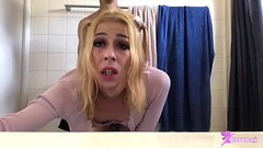 TSLucylux fucked in bathroom by friend Thumb