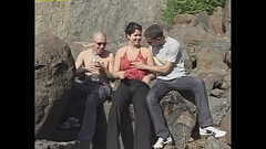 3 Way Bi Way #2 - Two hot men and one horny girl Thumb