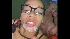 Riding my master then getting on all fours until he hurt my holes and cum on my face like a good whore Thumb