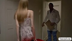 Skinny trans babe analed by her doctor Thumb