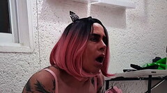 Alexandra Miret anal dildo Thumb