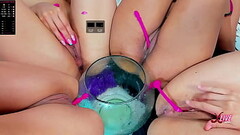 Lesbians fuck their black friend'_s ass with a dildo Thumb