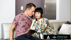 NURUMASSAGE Gorgeous Asian Marica Hase Has Her Tight Pussy Destroyed By Her Client'_s HUGE Cock Thumb
