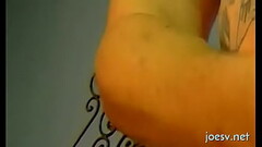 Horny chap strokes it really hard Thumb
