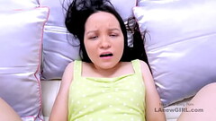 Tiny Girl with braces gets pussy fucked in studio Thumb