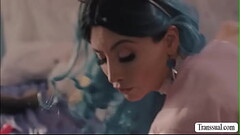 Horny Tbabe lets friend toy and fuck her ass Thumb