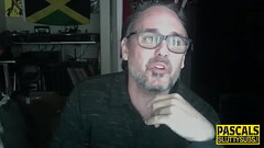 Busty whore throats dick and gags Thumb