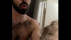 Woodiewithahoodie fresh out of jail getting his big white cock gobbled Thumb
