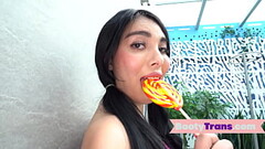 Big booty latin ts rimmed and fingered before blowjob Thumb