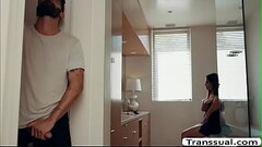 Busty TS stepmom analed by her stepson Thumb